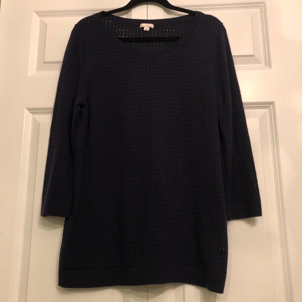GAP Navy Blue Pointelle Sweater